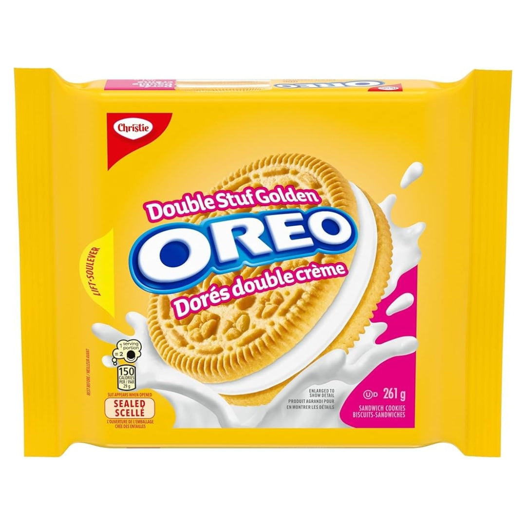 Oreo Golden Double Stuf - 261 gram