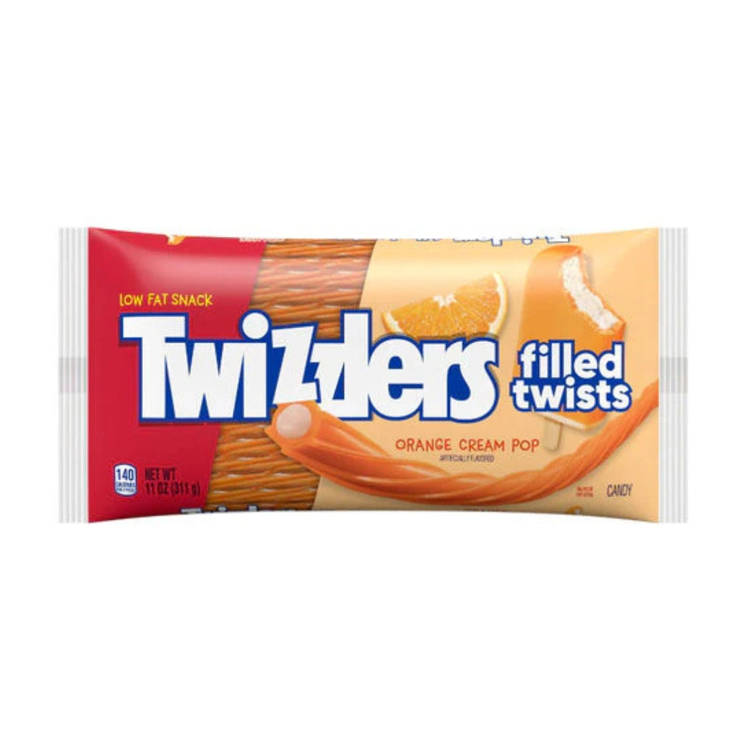 Twizzlers Filled Twists Orange Cream Pop - 311 gram