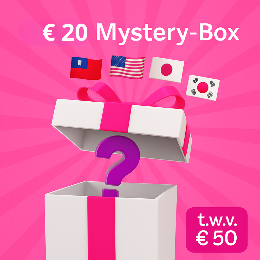 €50 Mystery box voor €20