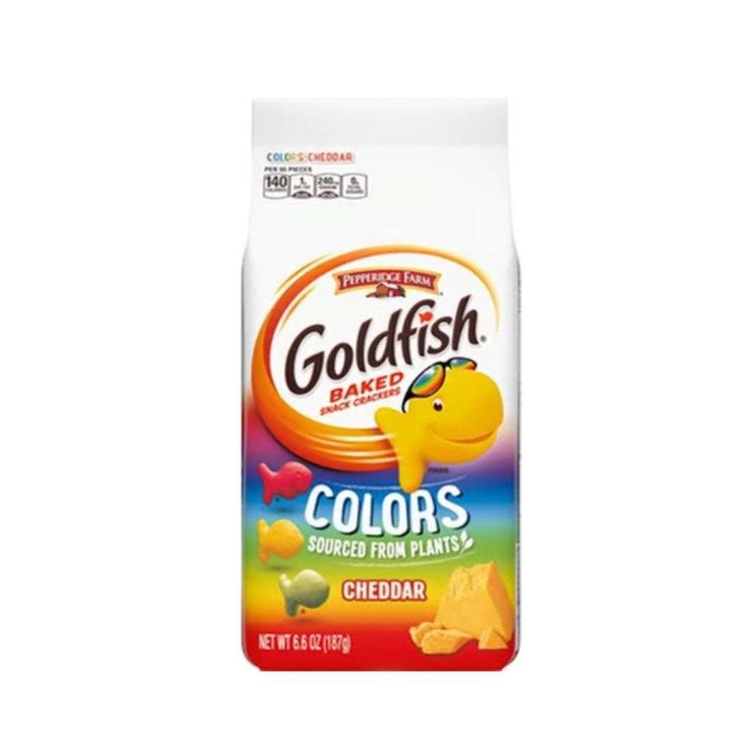 Goldfish Colors Cheddar - 187 Gram