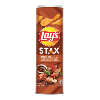 Lay's Stax - BBQ Flavor Potato Chips 100 gram
