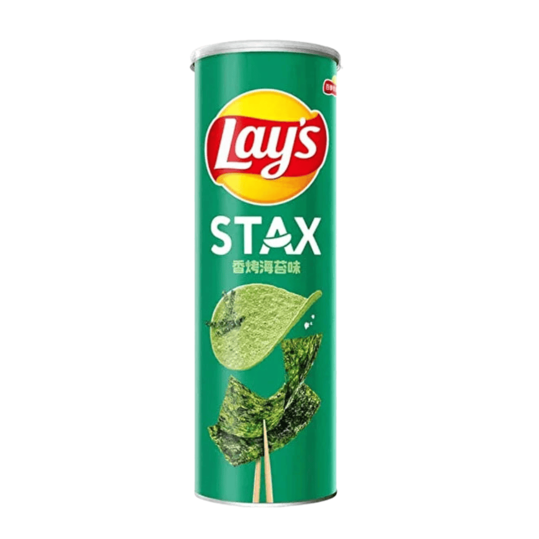 Lay's Stax Roasted Seaweed (90 gram)