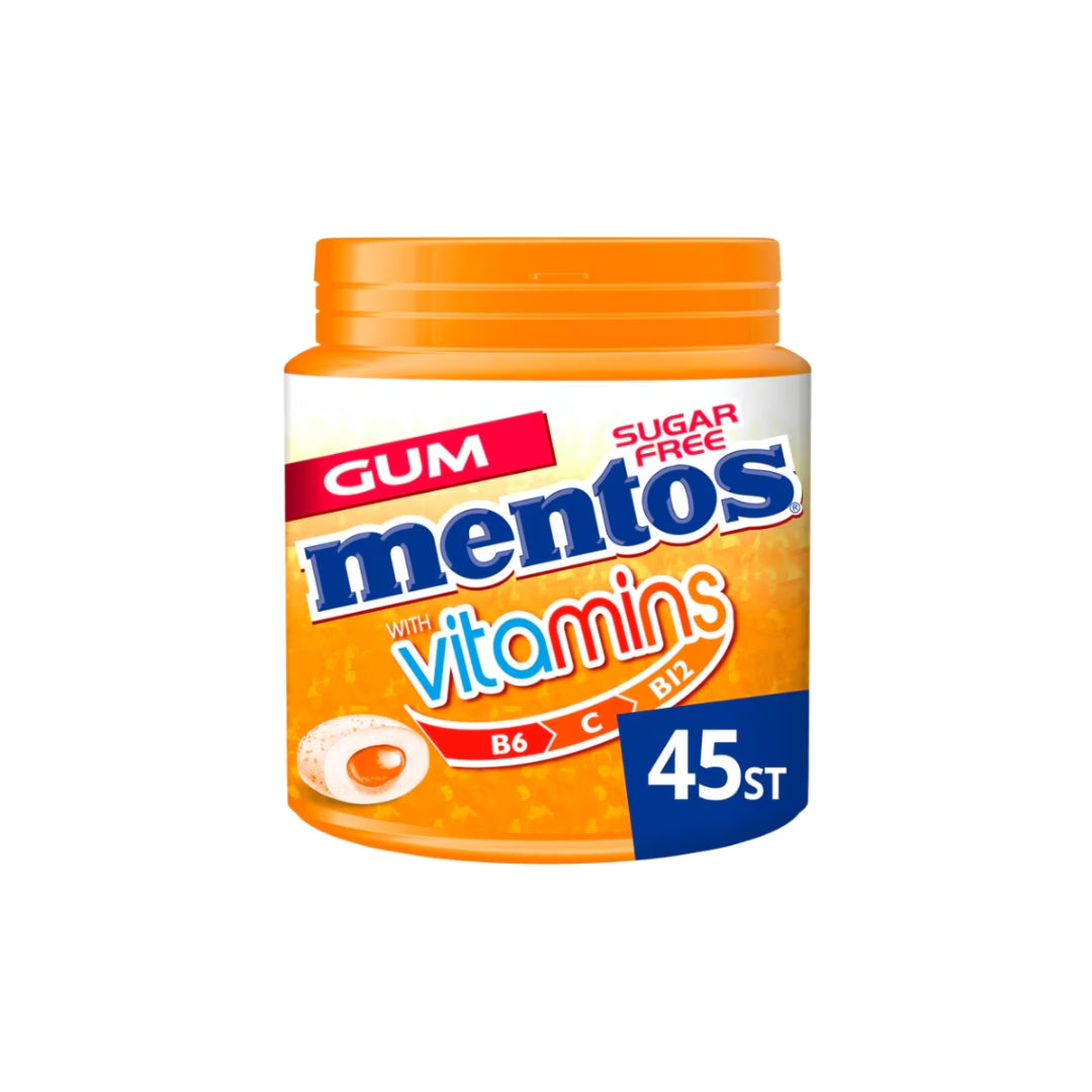 Mentos Gum Vitamins Citrus - 45 stuks