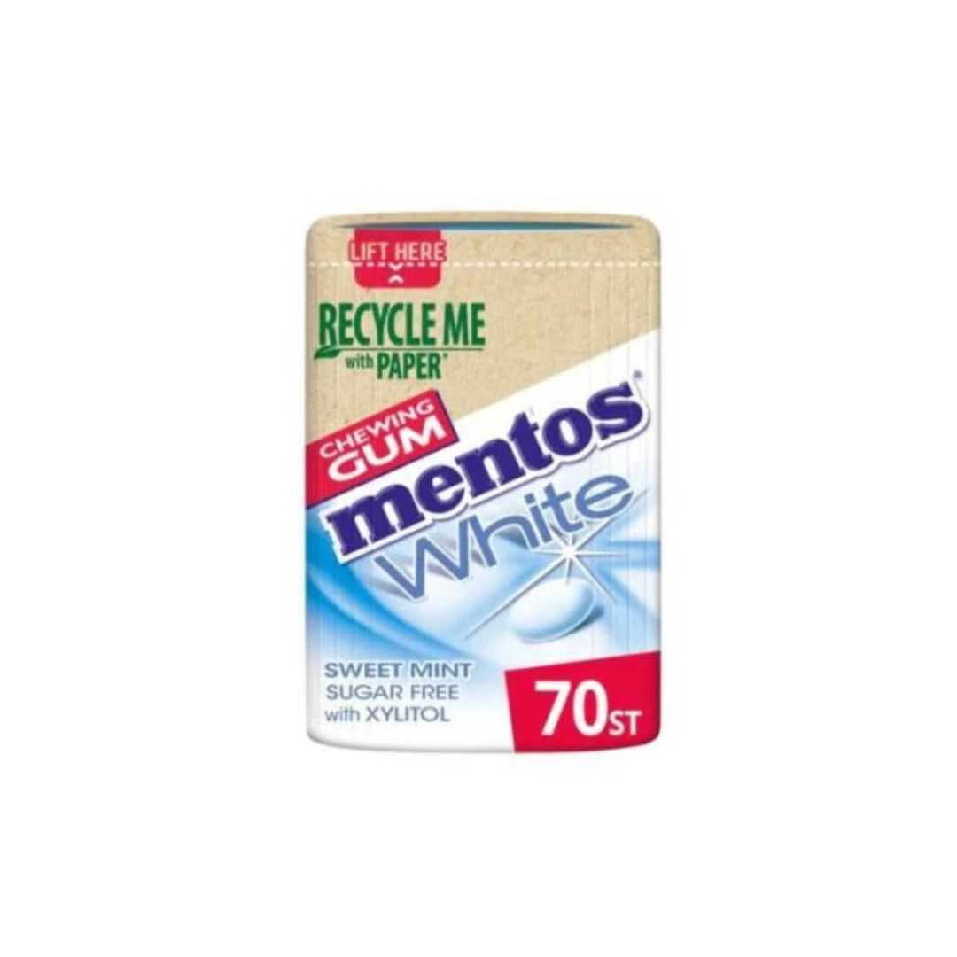 Mentos White Chewing Gum - 70 stuks