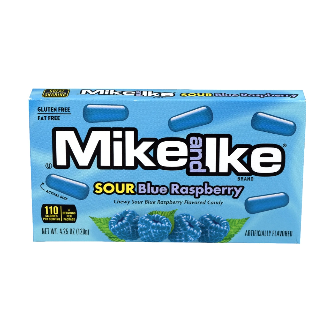 Mike And Ike Sour Blue Raspberry - 120 gram