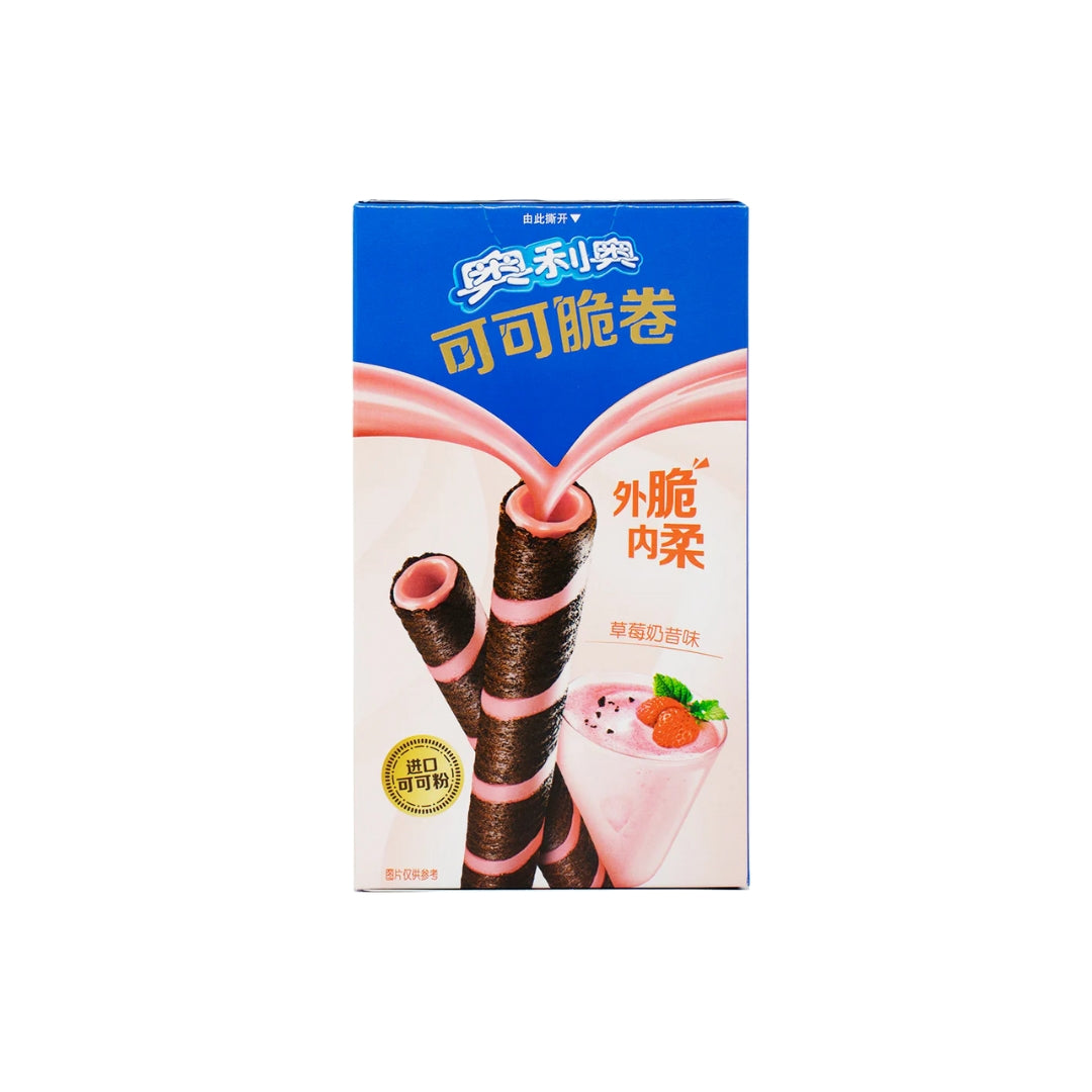 Oreo Crispy Rolls Strawberry Milkshake - 50 gram