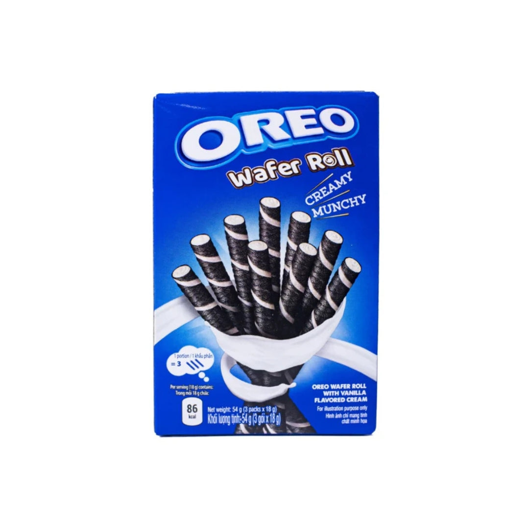 Oreo Wafer Roll Vanilla - 54 gram