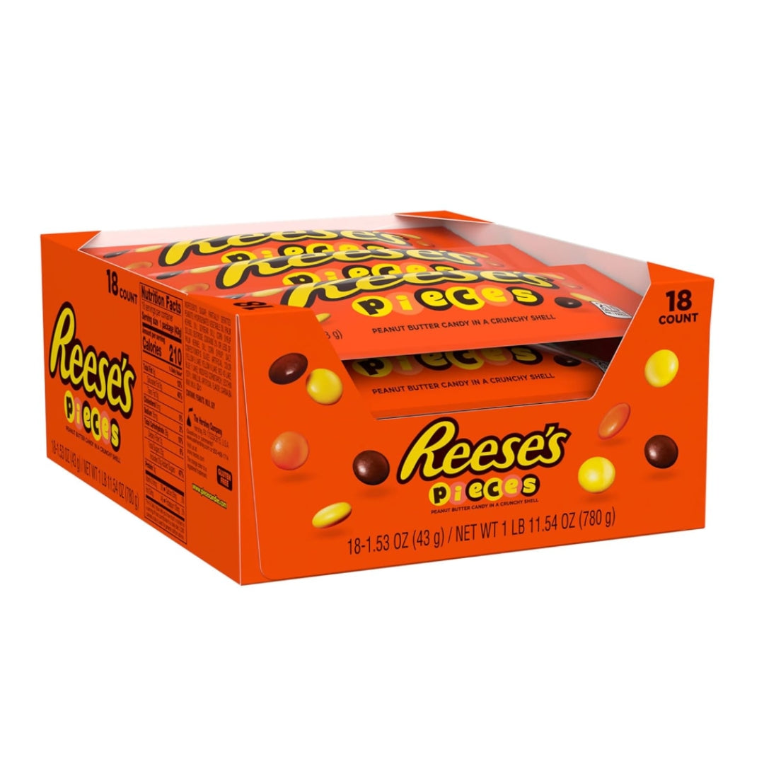 Reese's Pieces Peanut Butter Crunchy Shell Doos 18 stuks - 780 gram