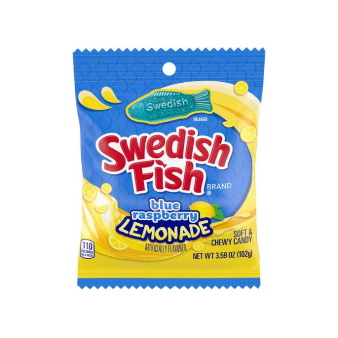 Swedish Fish Blue Raspberry Lemonade (102 gram) – Universal Sweets